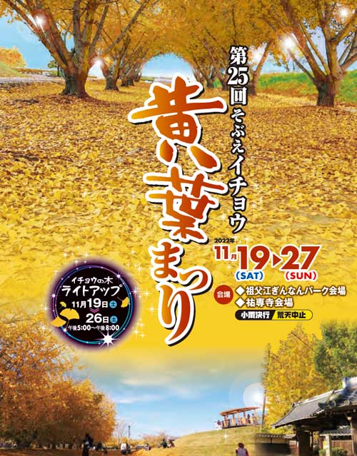 そぶえイチョウ黄葉まつり 2022