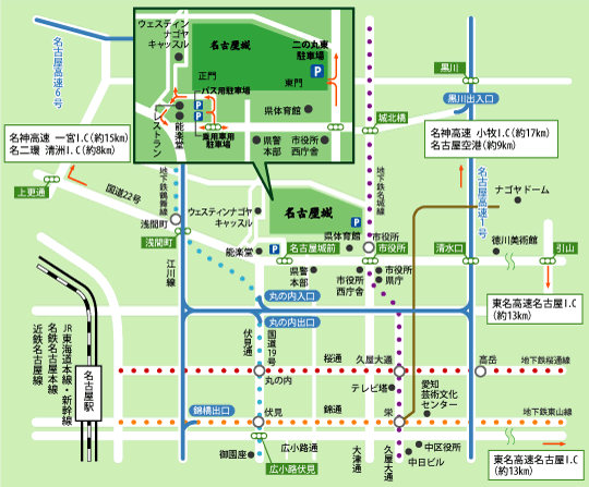名古屋城マップ